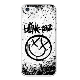 Чехол для iPhone 5/5S матовый с принтом BLINK-182 в Курске, Силикон | Область печати: задняя сторона чехла, без боковых панелей | blink | music | rock | блинк | группа | музыка | музыканты | рок