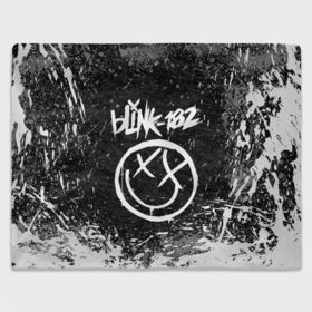 Плед 3D с принтом BLINK-182 в Курске, 100% полиэстер | закругленные углы, все края обработаны. Ткань не мнется и не растягивается | Тематика изображения на принте: blink | music | rock | блинк | группа | музыка | музыканты | рок