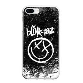 Чехол для iPhone 7Plus/8 Plus матовый с принтом BLINK-182 в Курске, Силикон | Область печати: задняя сторона чехла, без боковых панелей | blink | music | rock | блинк | группа | музыка | музыканты | рок