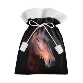 Подарочный 3D мешок с принтом Гнедая лошадь в Курске, 100% полиэстер | Размер: 29*39 см | animal | beautiful | black | brown | chocolate | eyes | gloss | horse | look | muzzle | portrait | взгляд | глаза | животное | конь | коричневый | красивый | лоск | лошадь | портрет | скакун | черный | шоколадный