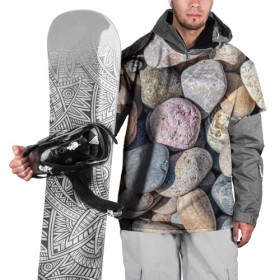 Накидка на куртку 3D с принтом камешки в Курске, 100% полиэстер |  | Тематика изображения на принте: камень | камешки | камни | камушки | лето | отдых | пляж | прикольное | сезон