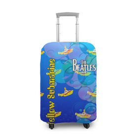Чехол для чемодана 3D с принтом The Beatles (2) в Курске, 86% полиэфир, 14% спандекс | двустороннее нанесение принта, прорези для ручек и колес | beatles | music | rock | the beatles | yellow submarine | битлз | джон леннон | легенда | музыка | пит бест | рок