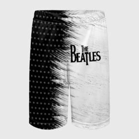 Детские спортивные шорты 3D с принтом The Beatles (3) в Курске,  100% полиэстер
 | пояс оформлен широкой мягкой резинкой, ткань тянется
 | beatles | music | rock | the beatles | yellow submarine | битлз | джон леннон | легенда | музыка | пит бест | рок