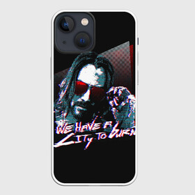 Чехол для iPhone 13 mini с принтом Cyberpunk 2077 в Курске,  |  | 2077 | cd | city | cyberpunk | e3 | keanu | netrunner | night | projekt | red | reeves | solo | techie | v | ви | киану ривз | киберпанк | найт | нетраннер | сити | соло | технарь