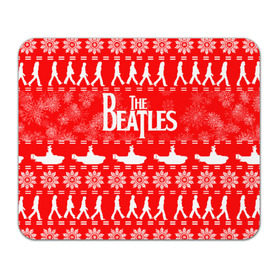 Коврик для мышки прямоугольный с принтом The Beatles (6) в Курске, натуральный каучук | размер 230 х 185 мм; запечатка лицевой стороны | Тематика изображения на принте: beatles | merry christmas | music | rock | the beatles | yellow submarine | битлз | джон леннон | легенда | музыка | новогодний свитшот | новый год | пит бест | рок
