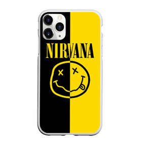 Чехол для iPhone 11 Pro Max матовый с принтом NIRVANA в Курске, Силикон |  | music | nirvana | rip smile | rock | smile | группа | курт кобейн | музыка | нирвана | рок | смайл