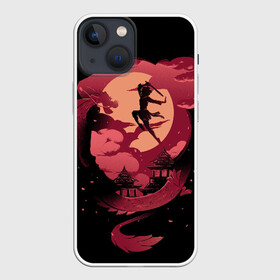 Чехол для iPhone 13 mini с принтом Princess Mononoke в Курске,  |  | ghibli | hayao miyazaki | hime | miyazaki | mononoke | princess | studio | ашитака | гибли | минни | миядзаки | мононоке | моро | фентези