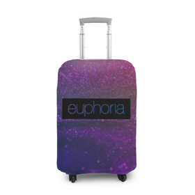 Чехол для чемодана 3D с принтом сериал Euphoria в Курске, 86% полиэфир, 14% спандекс | двустороннее нанесение принта, прорези для ручек и колес | zendaya | зендея | ру беннетт | сериал euphoria | эйфория