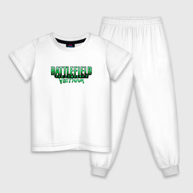 Детская пижама хлопок с принтом BATTLEFIELD VIETNAM в Курске, 100% хлопок |  брюки и футболка прямого кроя, без карманов, на брюках мягкая резинка на поясе и по низу штанин
 | 