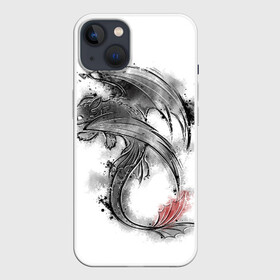 Чехол для iPhone 13 с принтом Беззубик в Курске,  |  | dragon | how | to train | toothless | vikings | your | астрид | беззубик | викинги | всадник | гриммель | дневная | дракон | иккинг | как | ночная | олух | приручить | фурия | фэнтези