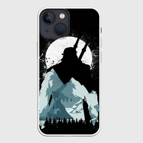 Чехол для iPhone 13 mini с принтом The Witcher 3: Wild Hunt в Курске,  |  | cd projekt | geralt | of rivia | rpg | wild hunt | арбалет | ведьмак 3 | генри кавилл | геральт | дикая | магия | охота | сказка | сфера | фэнтези | цири