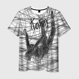 Мужская футболка 3D с принтом Korn: The Nothing в Курске, 100% полиэфир | прямой крой, круглый вырез горловины, длина до линии бедер | Тематика изображения на принте: alternative | heavy | korn | koяn | metal | rapcore | rock | the nothing | youll never find me | джонатан дэвис | корн | корни | коян | ню метал | нюметал | рок