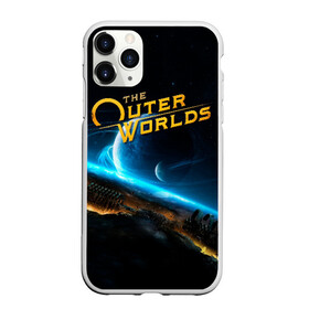 Чехол для iPhone 11 Pro матовый с принтом The Outer Worlds в Курске, Силикон |  | Тематика изображения на принте: e3 | fallout: new vegas | neverwinter nights | obsidian entertainment | pathfinder | pillars of eternity | the outer worlds | tow | внешние миры | внешний мир | е3 | игра | обсидиан интертеймент