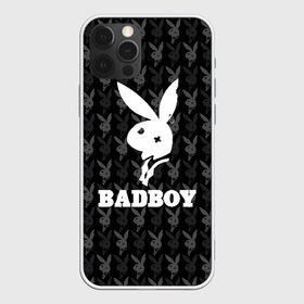 Чехол для iPhone 12 Pro Max с принтом Bad boy в Курске, Силикон |  | bad boy | bite | bow tie | broken | cool | ear | fighter | logo | man | playboy | rabbit | sign | symbol | white | белый | битый | боец | галстук бабочка | знак | кролик | логотип | любовь | мальчик | мужчина | откушенное | прикольный | сим