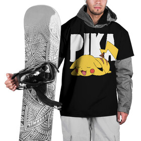 Накидка на куртку 3D с принтом Пика в Курске, 100% полиэстер |  | Тематика изображения на принте: pikachu | pokeball | pokemon | пикачу | покебол | покемоны