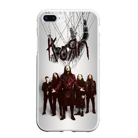 Чехол для iPhone 7Plus/8 Plus матовый с принтом Korn The Nothing в Курске, Силикон | Область печати: задняя сторона чехла, без боковых панелей | alternative | heavy | korn | koяn | metal | rapcore | rock | the nothing | youll never find me | джонатан дэвис | корн | корни | коян | ню метал | нюметал | рок