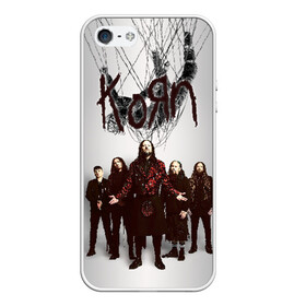 Чехол для iPhone 5/5S матовый с принтом Korn The Nothing в Курске, Силикон | Область печати: задняя сторона чехла, без боковых панелей | Тематика изображения на принте: alternative | heavy | korn | koяn | metal | rapcore | rock | the nothing | youll never find me | джонатан дэвис | корн | корни | коян | ню метал | нюметал | рок