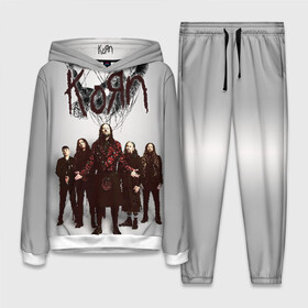Женский костюм 3D (с толстовкой) с принтом Korn: The Nothing в Курске,  |  | alternative | heavy | korn | koяn | metal | rapcore | rock | the nothing | youll never find me | джонатан дэвис | корн | корни | коян | ню метал | нюметал | рок