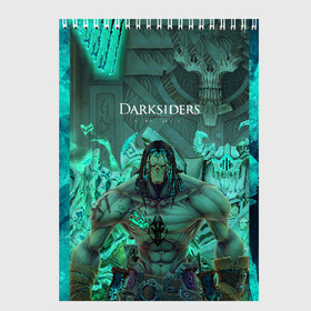 Скетчбук с принтом Darksiders 2 в Курске, 100% бумага
 | 48 листов, плотность листов — 100 г/м2, плотность картонной обложки — 250 г/м2. Листы скреплены сверху удобной пружинной спиралью | 3d | 3dвосприятие | action rpg | darksiders 2 | апокалипсис | арт | верблюд | война | всадник | желтый | зеброид | игра | караван | компьютерная | конь | монстры | серый | слешер