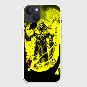 Чехол для iPhone 13 с принтом Darksiders в Курске,  |  | 3d | action rpg | darksiders | апокалипсис | война | всадник | игра | компьютерная | монстры | секира | слешер