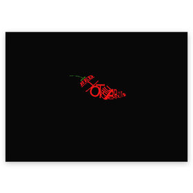 Поздравительная открытка с принтом RED HOT CHILI PEPPERS в Курске, 100% бумага | плотность бумаги 280 г/м2, матовая, на обратной стороне линовка и место для марки
 | Тематика изображения на принте: red hot chili peppers | rhcp | рхчп | чили пепперс
