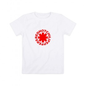 Детская футболка хлопок с принтом RED HOT CHILI PEPPERS в Курске, 100% хлопок | круглый вырез горловины, полуприлегающий силуэт, длина до линии бедер | red hot chili peppers | rhcp | рхчп | чили пепперс