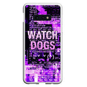 Чехол для Samsung S10E с принтом WATCH DOGS в Курске, Силикон | Область печати: задняя сторона чехла, без боковых панелей | action | ct os | ded sec | fox | game | hacker | legion | watch dogs | watch dogs 2 | watch dogs legion | знак лиса | игра | компьютерная игра | легион | хакер