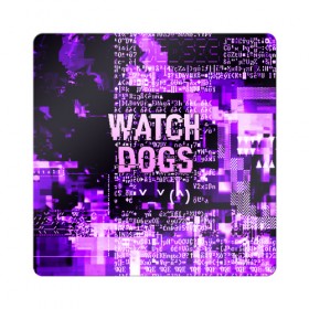 Магнит виниловый Квадрат с принтом WATCH DOGS в Курске, полимерный материал с магнитным слоем | размер 9*9 см, закругленные углы | Тематика изображения на принте: action | ct os | ded sec | fox | game | hacker | legion | watch dogs | watch dogs 2 | watch dogs legion | знак лиса | игра | компьютерная игра | легион | хакер