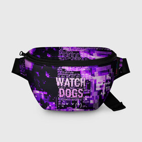 Поясная сумка 3D с принтом WATCH DOGS в Курске, 100% полиэстер | плотная ткань, ремень с регулируемой длиной, внутри несколько карманов для мелочей, основное отделение и карман с обратной стороны сумки застегиваются на молнию | action | ct os | ded sec | fox | game | hacker | legion | watch dogs | watch dogs 2 | watch dogs legion | знак лиса | игра | компьютерная игра | легион | хакер