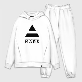 Мужской костюм хлопок OVERSIZE с принтом 30 SECONDS TO MARS в Курске,  |  | 30 seconds to mars | 30 секунд до марса | jared leto | thirty seconds to mars | джаред лето