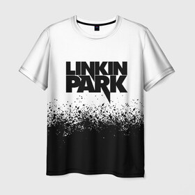 Мужская футболка 3D с принтом LINKIN PARK в Курске, 100% полиэфир | прямой крой, круглый вырез горловины, длина до линии бедер | Тематика изображения на принте: chester bennington | linkin park | mike shinoda | линкин парк