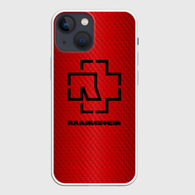 Чехол для iPhone 13 mini с принтом Rammstein. в Курске,  |  | Тематика изображения на принте: 3d | hard | logo | metal | music | rammstein | rock | вектор | геометрия | градиент | знак | иллюстрация | клетка | кубики | лого | метал | музыка | рамштайн | рок | символ | текстура