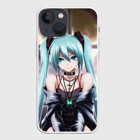 Чехол для iPhone 13 mini с принтом Мику Хацунэ в Курске,  |  | anime | character | geisha | hatsune miku | japan | kimono | manga | style | аниме | вокалоид | девушки | манга | мульт | оружие | сёдзё | сериал | хатсуне мику