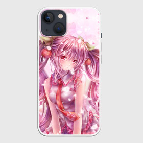 Чехол для iPhone 13 с принтом Ванильная Hatsune Miku в Курске,  |  | anime | character | geisha | hatsune miku | japan | kimono | manga | style | аниме | вокалоид | девушки | манга | мульт | оружие | сёдзё | сериал | хатсуне мику