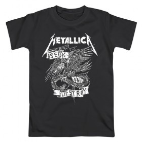 Мужская футболка хлопок с принтом Metallica в Курске, 100% хлопок | прямой крой, круглый вырез горловины, длина до линии бедер, слегка спущенное плечо. | metalica | metallica | группа | джеймс хэтфилд | кирк хэмметт | ларс ульрих | метал | металика | металлика | миталика | музыка | роберт трухильо | рок | трэш | трэшметал | хард | хеви