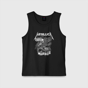 Детская майка хлопок с принтом Metallica в Курске,  |  | metalica | metallica | группа | джеймс хэтфилд | кирк хэмметт | ларс ульрих | метал | металика | металлика | миталика | музыка | роберт трухильо | рок | трэш | трэшметал | хард | хеви