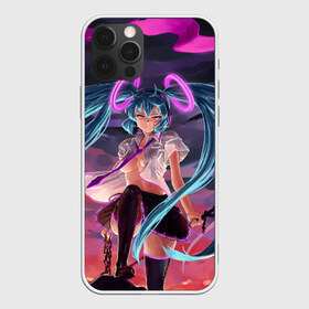 Чехол для iPhone 12 Pro Max с принтом Hatsune Miku в Курске, Силикон |  | Тематика изображения на принте: anime | character | geisha | hatsune miku | japan | kimono | manga | style | аниме | вокалоид | девушки | манга | мульт | оружие | сёдзё | сериал | хатсуне мику