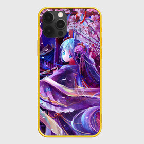 Чехол для iPhone 12 Pro Max с принтом Hatsune Miku в Курске, Силикон |  | anime | character | geisha | hatsune miku | japan | kimono | manga | style | аниме | вокалоид | девушки | манга | мульт | оружие | сёдзё | сериал | хатсуне мику