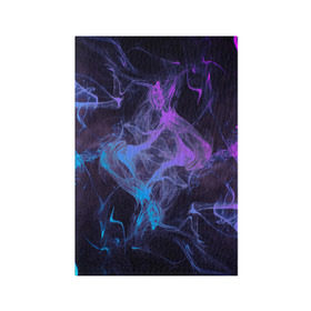 Обложка для паспорта матовая кожа с принтом Неоновый дым в Курске, натуральная матовая кожа | размер 19,3 х 13,7 см; прозрачные пластиковые крепления | magic | myst | neon | smoke | дым | магический эффект | неон | неоновый | облако | редактируемый | световое шоу | текстура | фон