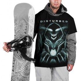 Накидка на куртку 3D с принтом Disturbed в Курске, 100% полиэстер |  | Тематика изображения на принте: 