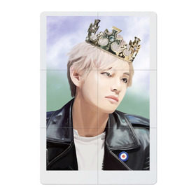 Магнитный плакат 2Х3 с принтом BTS King в Курске, Полимерный материал с магнитным слоем | 6 деталей размером 9*9 см | bts | k pop | king | music | к поп | король | музыка