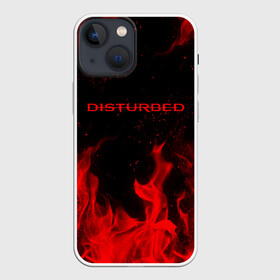 Чехол для iPhone 13 mini с принтом DISTURBED (НА СПИНЕ) в Курске,  |  | Тематика изображения на принте: disturbed | дистурбед