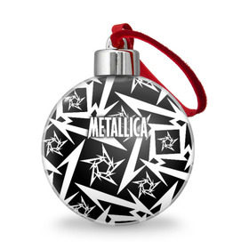 Ёлочный шар с принтом Metallica в Курске, Пластик | Диаметр: 77 мм | metalica | metallica | группа | джеймс хэтфилд | кирк хэмметт | ларс ульрих | метал | металика | металлика | миталика | музыка | роберт трухильо | рок | трэш | трэшметал | хард | хеви