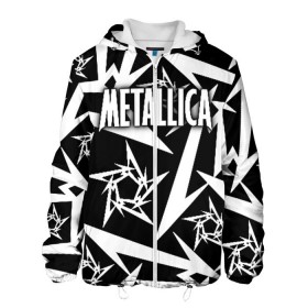 Мужская куртка 3D с принтом Metallica в Курске, ткань верха — 100% полиэстер, подклад — флис | прямой крой, подол и капюшон оформлены резинкой с фиксаторами, два кармана без застежек по бокам, один большой потайной карман на груди. Карман на груди застегивается на липучку | Тематика изображения на принте: metalica | metallica | группа | джеймс хэтфилд | кирк хэмметт | ларс ульрих | метал | металика | металлика | миталика | музыка | роберт трухильо | рок | трэш | трэшметал | хард | хеви