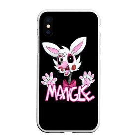 Чехол для iPhone XS Max матовый с принтом Fnaf Mangle в Курске, Силикон | Область печати: задняя сторона чехла, без боковых панелей | Тематика изображения на принте: 4 | animation | bonnie | chica | fnaf | foxy | freddy | funny | horror | pizza | scary | sfm | бонни | майк | ночей | пять | ужас | фокси | фредди | чика | шмидт