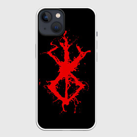 Чехол для iPhone 13 с принтом BERSERK logo elements red в Курске,  |  | anime | anime berserk | berserk | knight | manga | аниме | аниме берсерк | берсерк | манга | рыцарь