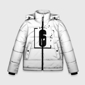 Зимняя куртка для мальчиков 3D с принтом RAINBOW SIX SIEGE в Курске, ткань верха — 100% полиэстер; подклад — 100% полиэстер, утеплитель — 100% полиэстер | длина ниже бедра, удлиненная спинка, воротник стойка и отстегивающийся капюшон. Есть боковые карманы с листочкой на кнопках, утяжки по низу изделия и внутренний карман на молнии. 

Предусмотрены светоотражающий принт на спинке, радужный светоотражающий элемент на пуллере молнии и на резинке для утяжки | 6 | outbreak | rainbow | rainbow six siege | six | tom clancys | радуга осада | том кленсис