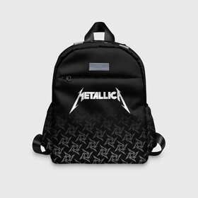 Детский рюкзак 3D с принтом METALLICA в Курске, 100% полиэстер | лямки с регулируемой длиной, сверху петелька, чтобы рюкзак можно было повесить на вешалку. Основное отделение закрывается на молнию, как и внешний карман. Внутри дополнительный карман. По бокам два дополнительных кармашка | Тематика изображения на принте: metallica | металлика