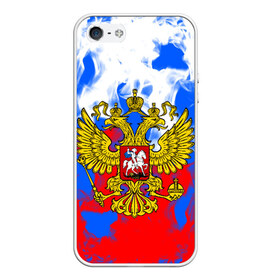 Чехол для iPhone 5/5S матовый с принтом RUSSIA Flame Collection в Курске, Силикон | Область печати: задняя сторона чехла, без боковых панелей | fire | flame | russia | sport | tricolor | герб | огонь | патриот | патриотизм | пламя | россия | спорт | триколор | флаг россии