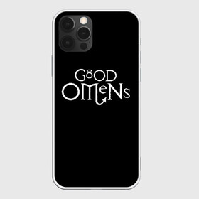 Чехол для iPhone 12 Pro с принтом GOOD OMENS | БЛАГИЕ ЗНАМЕНИЯ  в Курске, силикон | область печати: задняя сторона чехла, без боковых панелей | good omens | благие знамения | терри пратчетт